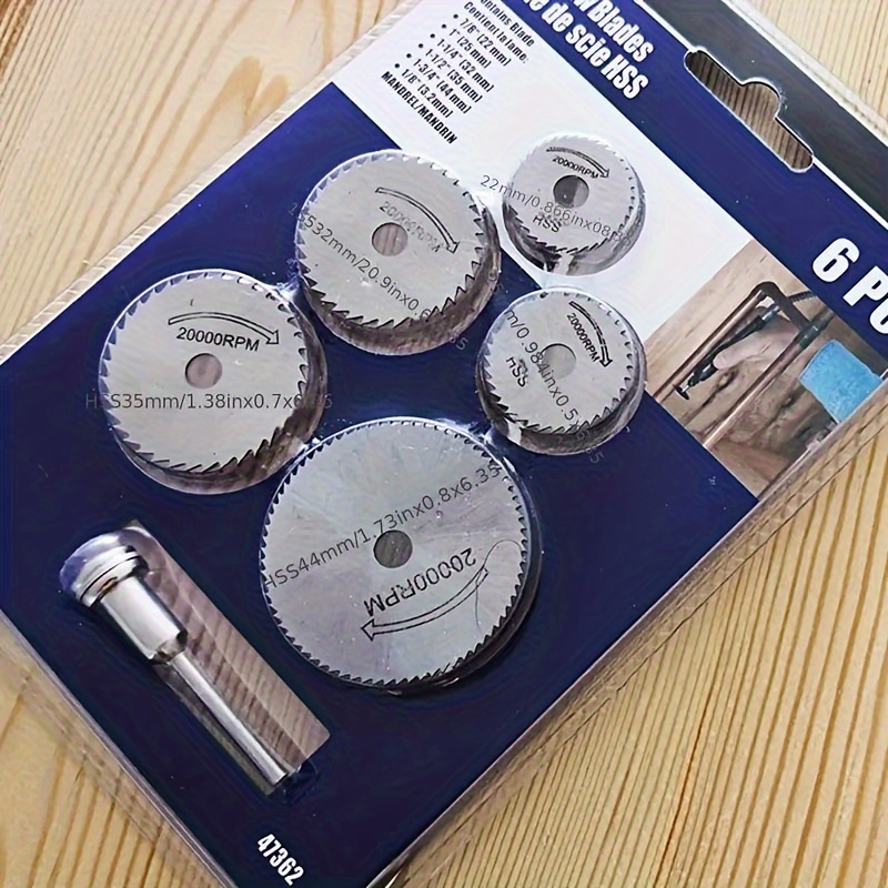 Cordless Rotary Tool Kit Accessories - Mini hoja de sierra circular de