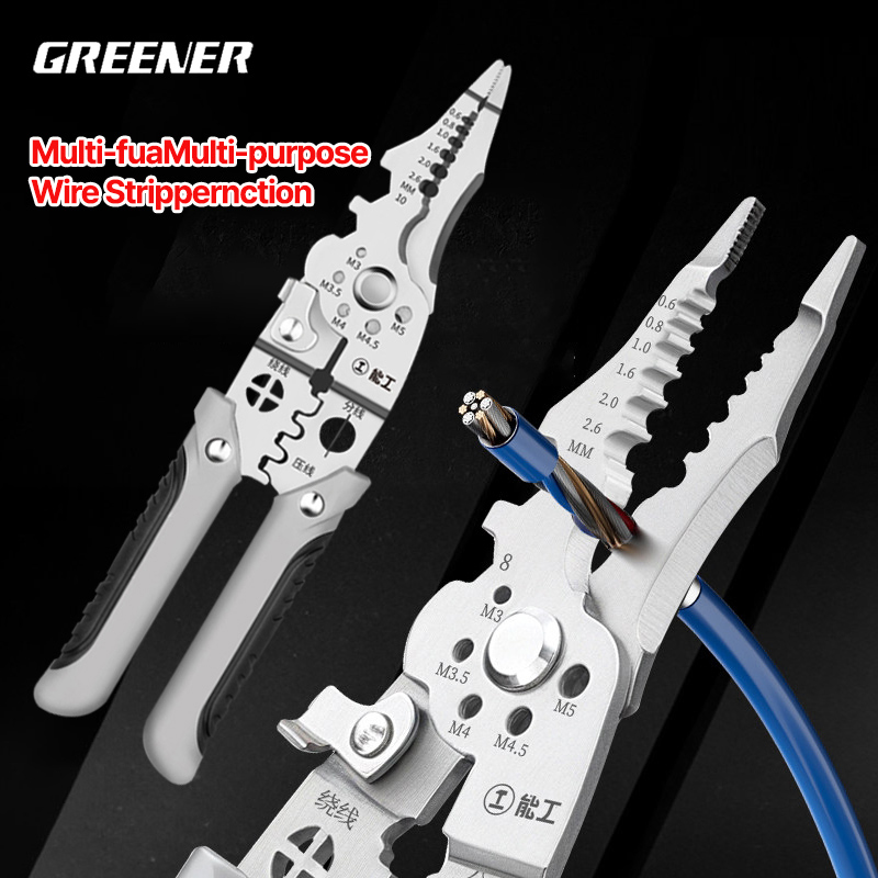 Alicates pelacables, crimpeado - Automatic Wire Stripper Cutter reseña y precio