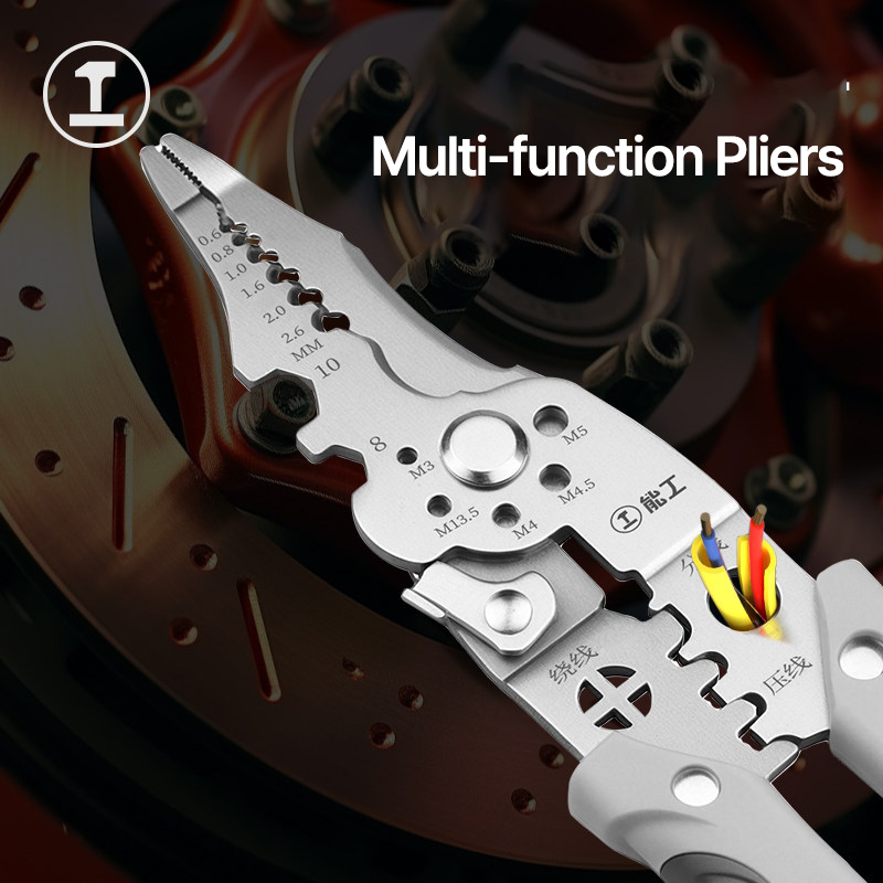 Alicates pelacables, crimpeado - Automatic Wire Stripper Cutter reseña y precio