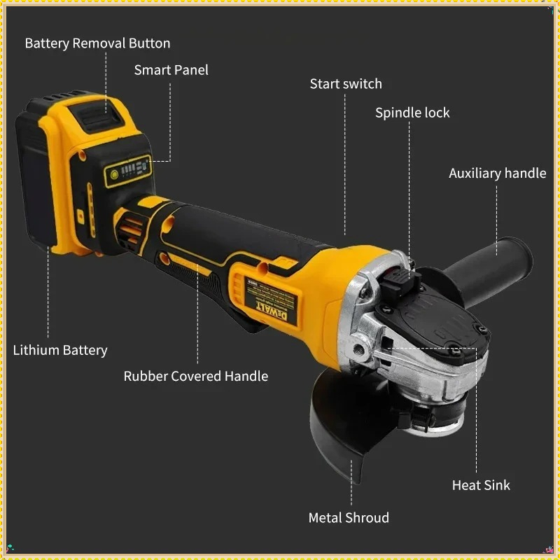 Amoladora Angular Inalámbrica  - Brushless Angle Grinder Battery Powered reseña y precio
