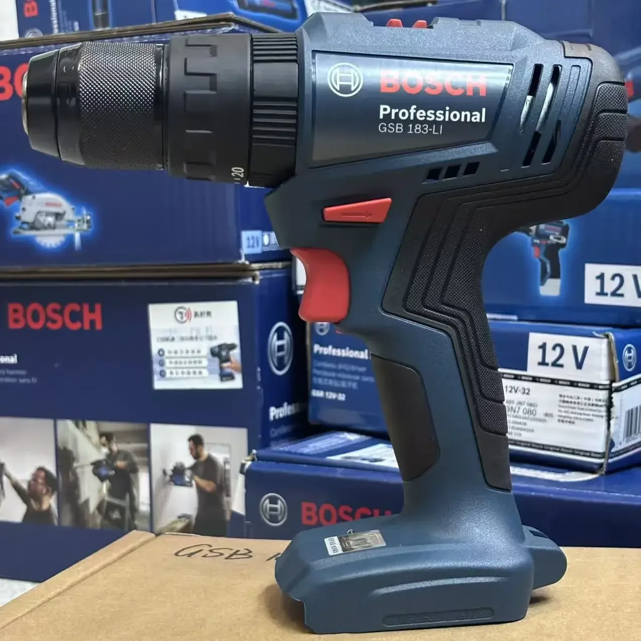 Taladro de impacto sin escobil - Brushless Cordless Electric Drill 18V reseña y precio
