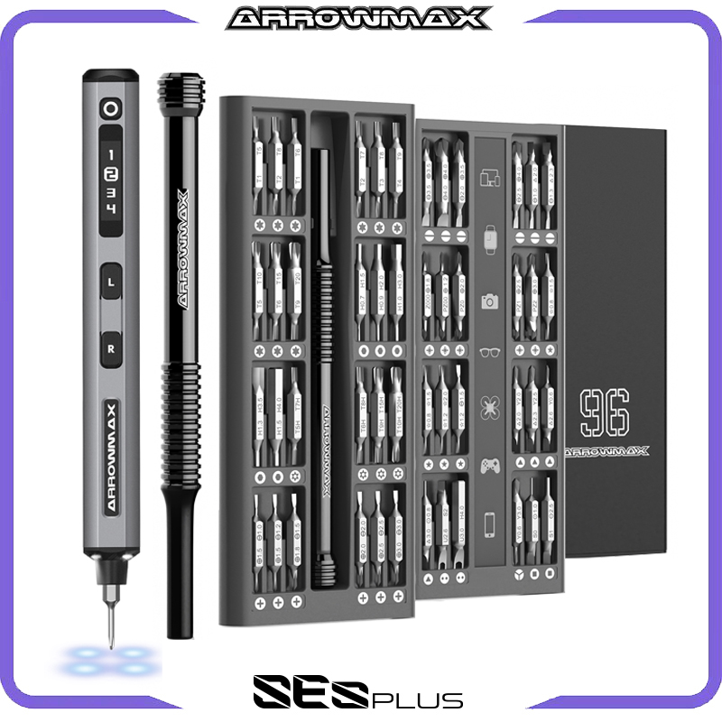 ARROWMAX Juego de destornillad - Electric Screwdriver Rechargeable Usb reseña y precio
