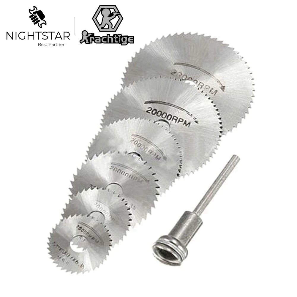 7 Uds Mini HSS hoja de sierra  - Cordless Rotary Tool Kit Accessories reseña y precio