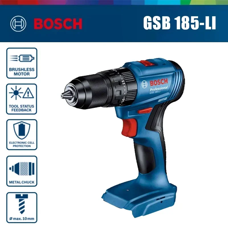 Taladro de impacto inalámbrico - Brushless Cordless Electric Drill 18V reseña y precio