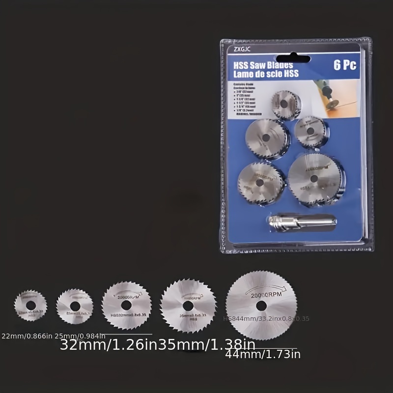 Mini hoja de sierra circular d - Cordless Rotary Tool Kit Accessories reseña y precio