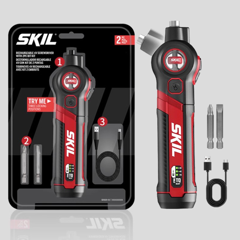 SKIL-Juego de Mini destornilla - Electric Screwdriver Rechargeable Usb reseña y precio
