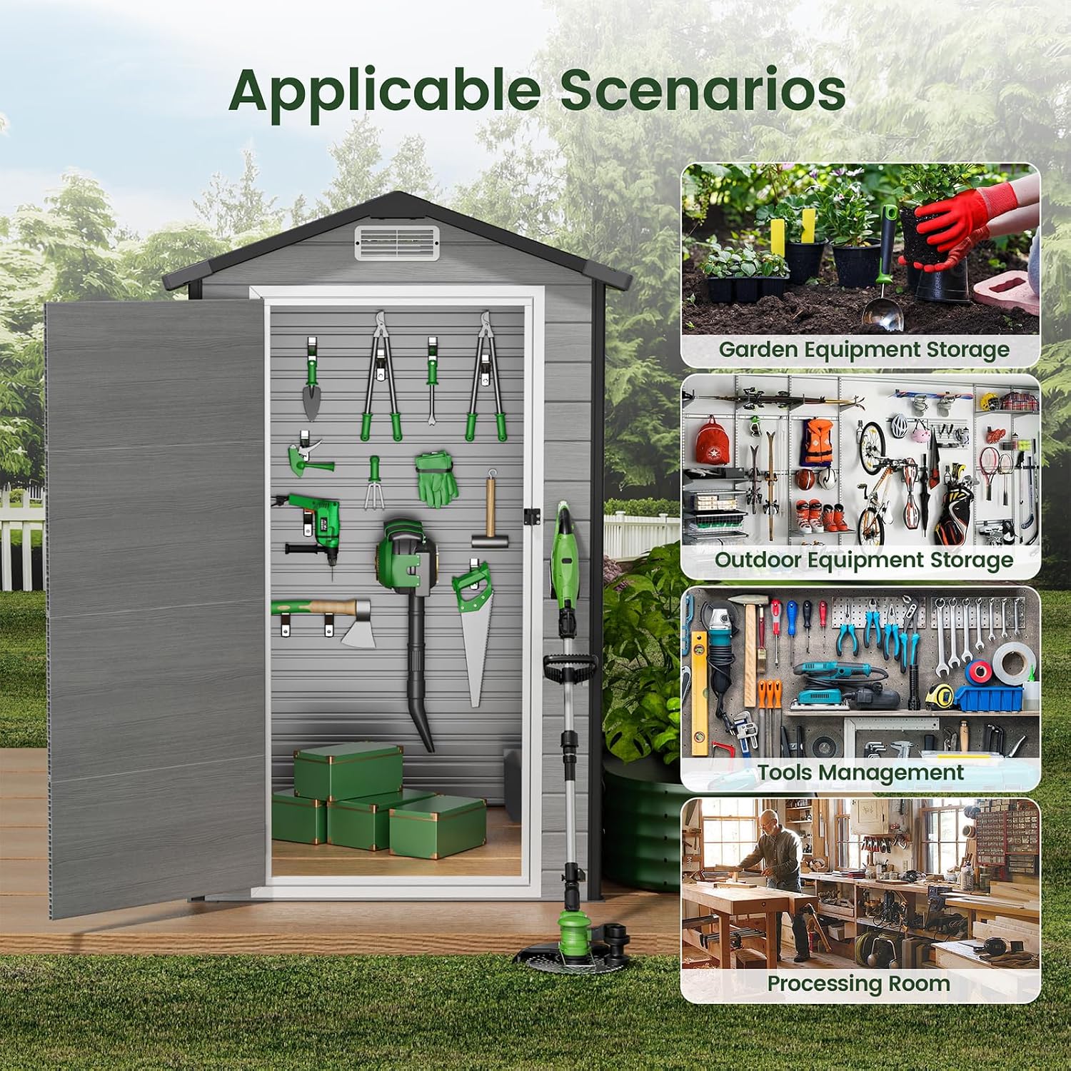 Caseta de almacenamiento para  - Garden Tools reseña y precio