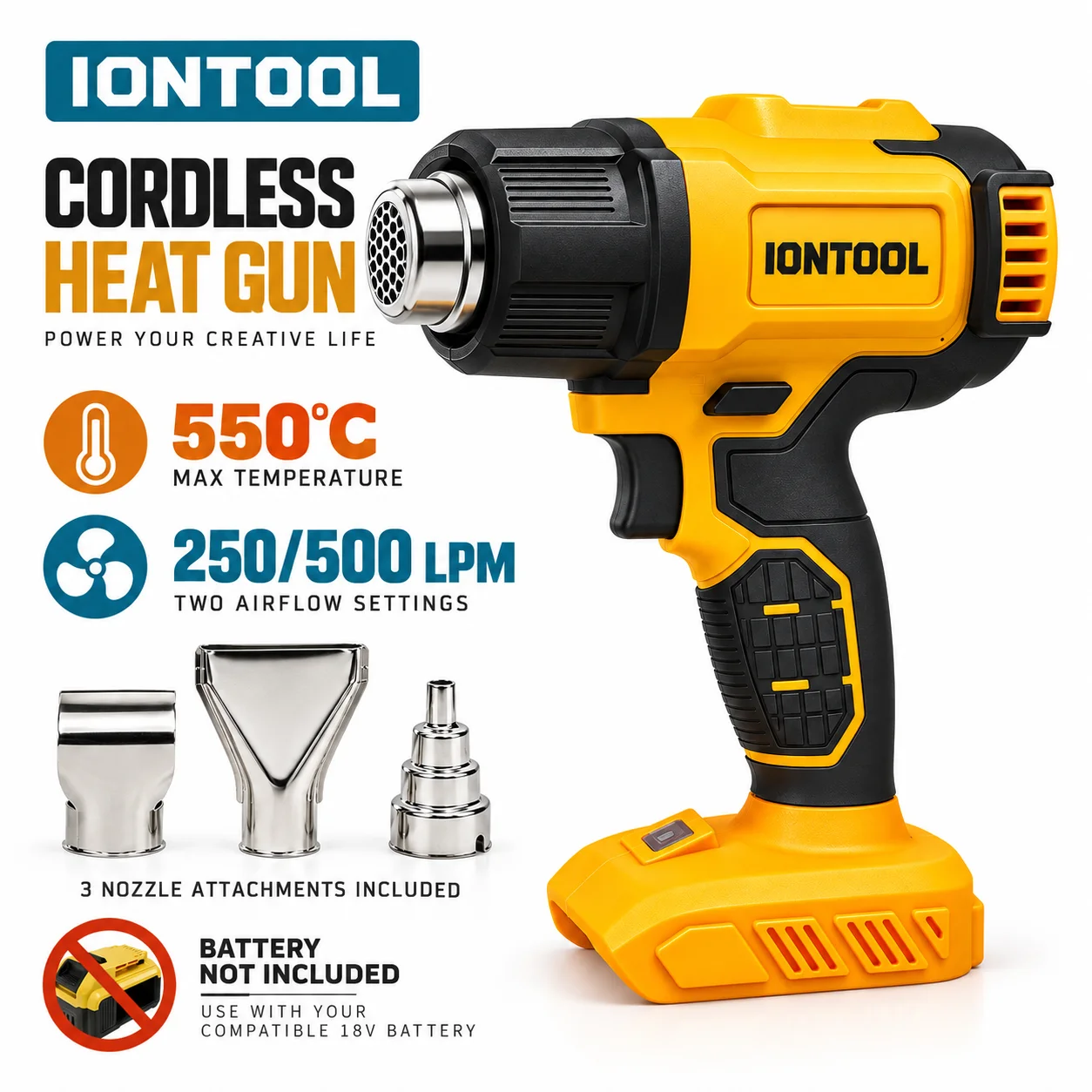 Pistola de calor inalámbrica s - Cordless Heat Gun For Shrink Tubing reseña y precio
