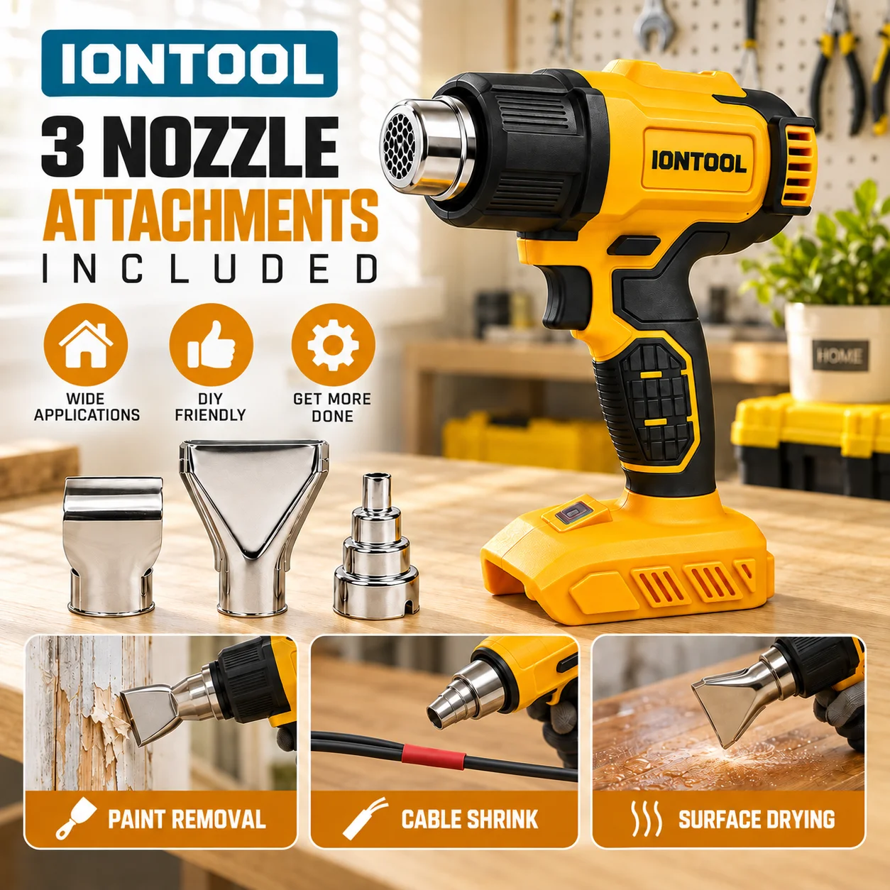 Pistola de calor inalámbrica s - Cordless Heat Gun For Shrink Tubing reseña y precio