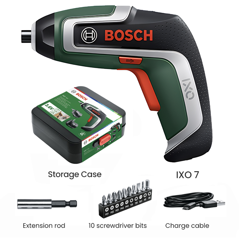 Destornillador inalámbrico Bos - Electric Screwdriver Rechargeable Usb reseña y precio